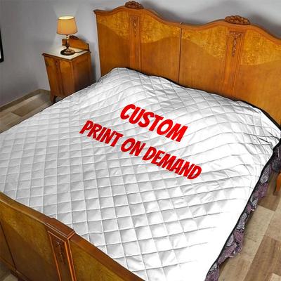 China Home Bedding / Travel 2021 New Design Set Christmas Printed Twin Comforters Custom Printed Full Comforter Cover Queen King Size Customize Microfiber for sale