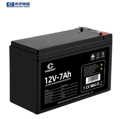 China De het Lithiumbatterijen 12v 7ah van Coslight Lifepo4 van huistoestellen leiden Zure Batterij Te koop