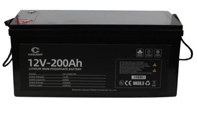 China Submarine RV 12v 200ah Lifepo4 Lithium Batteries 12 Volt Golf Cart Battery for sale