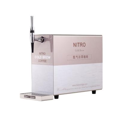 China 2022 hot sale desktop nitro cold brew coffee machine to dispenser nitro coffee and cold brew coffee together 30L/H for sale