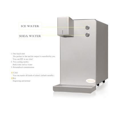 China Desktop sparking water machine with 3 keys to dispense soda water TW-SM-DT*F for sale