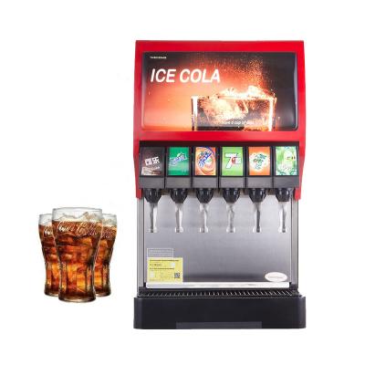 China Post mix Soda fountain dispenser coke making machine connect with BIB or keg syrup system 420*655*720MM(W*D*H) for sale