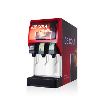 China Post mix Soda fountain dispenser and cola making machine to dispense Pepsi and Coke cola 950*420*760MM for sale