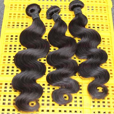 China Free Sample Body Wave Cuticle Aligned Brazilian Hair Weaving , Wholesale Virgin Raw Body Wave Hair Bundles for sale