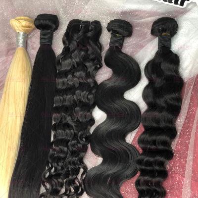 China Raw Unprocessed 10A Silky Straight Wave Hair Bundles Sellers , Brazilian Weave Virgin Cuticle Aligned Brazilian Human Hair Bundles for sale