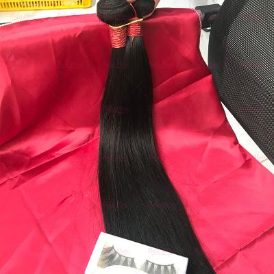 China Virgin Cuticle Pulled Silky Straight Brazilian Raw Unprocessed Double Wave Aligned Hair, Bone Straight Hair, Weave Bundles Brazilian Hair for sale