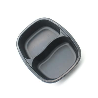 China High Temperature Resistant In 220 Degree Disposable Airline Food CPET High Temperature Resistant Ovenproof Tray for sale