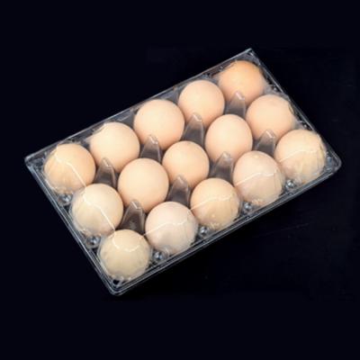 China Eco-friendly transport blister RPET/PET/PVC plastic egg cartons plastic refrigerator chicken egg trays for eggs for sale