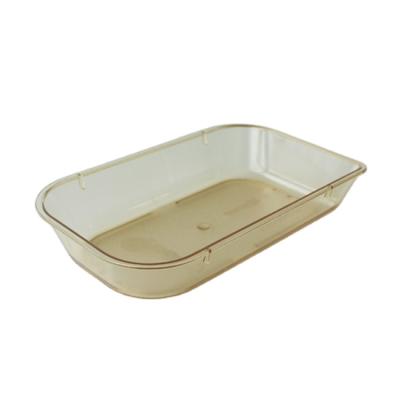 China Ultem Airline Recyclable High Temperature Plastic Reusable Meal Box for sale