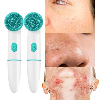 China Acne Treatment OEM Private Label Electronic Multifunctional Face Facial Cleansing Brush For Pore Care Face Makeup Electric Cleansing Brush for sale