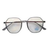 China Anti Light Metal Eye Glasses Round Computer Glasses Anti Light Blue Blue Glass-metal Screen Frame for sale