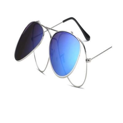 China Fashion sunglasses metal texture knock down various colors and options customizable sunglasses retro fashion sunglasses for sale