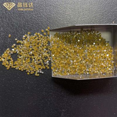 China 1.0mm bis 4.0mm HPHT monokristalline Diamanten färben Hochdruckhohe temperatur gelb zu verkaufen