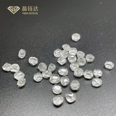 China Yuda Crystal 3.0 - 4.0 ct White VVS VS HPHT Rough Uncut Diamonds Artificial Lab Created Diamonds for sale