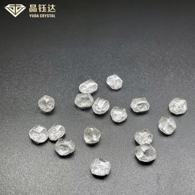 China 4.0ct 5.0ct Synthetic HPHT Rough White Diamonds VVS VS D F For Necklace for sale