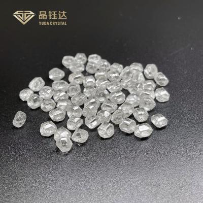 China Lab Based Diamonds HPHT Lab Grown Diamonds White Synthetic Rough Diamond for sale