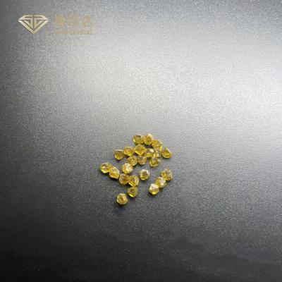 China Gele Ongesneden Synthetische HPHT Enig Crystal Diamonds For Cutting Tools Te koop