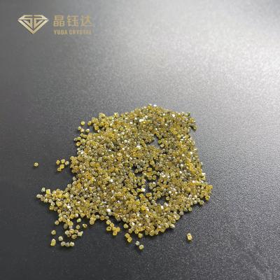 China 4.0mm Gele Synthetische Monocrystalline Diamanten Te koop