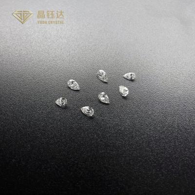 China Birnen-Form-Fantasie DEF-Farbehpht schnitt Labordiamanten 0.05ct zu 0.3ct zu verkaufen