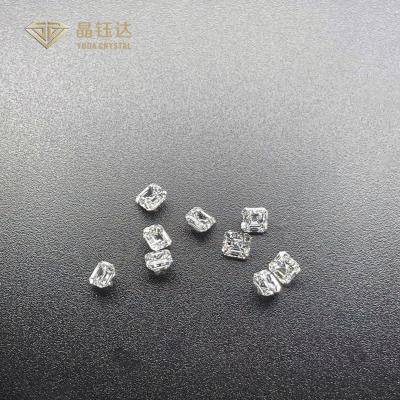 China 4mm 7mm DE VS Fancy schnitten Labordiamanten 0.5ct zu 1 Karat Asscher-geschliffenem Diamanten zu verkaufen