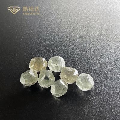 China 5 tot 6 Synthetische Gekleurde Diamanten Bruine Groenachtig gele Diamant van de Karaat Grote Grootte Te koop