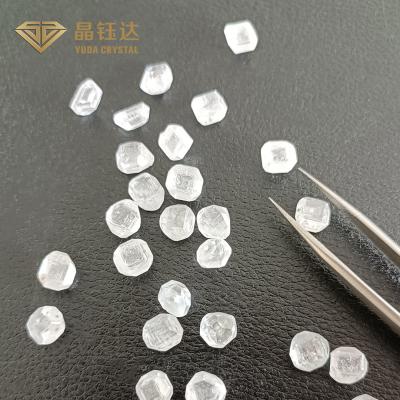 China Ongesneden Kunstmatige die Diamanten 1.0ct 2.0ct 3.0ct om Briljante Besnoeiing worden opgepoetst Te koop