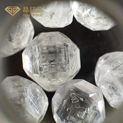 China Rechthoekige ruwe DEF-kleurdiamanten HPHT-lab creëerde 10 Ct losse diamanten Te koop