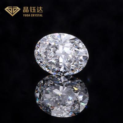 China Hpht  White Oval Shape Synthetic Loose Diamond Oval Cut Igi Gia Certified for sale