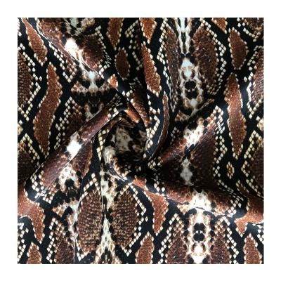 China High Viable Custom Stretch Snakeskin Digital Printing Swimwear Fabric Sportswear Fabric for sale