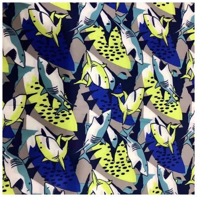 China Factory Custom Made Swimwear Fabric Spandex Polyester Fabric Animal Printed Viable For Sports for sale