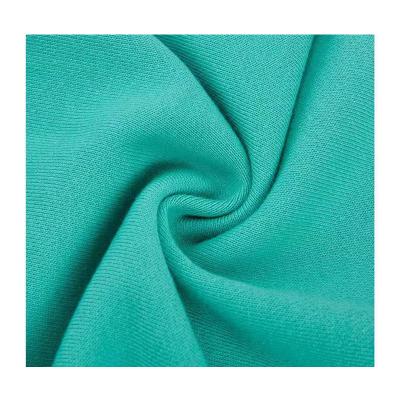 China Good quality 55 sustainable cotton 42 spandex 3 fabric nylon fleece fabric for basic long sleeve shirt for sale