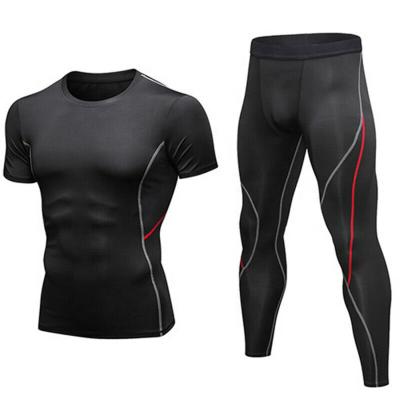 China Breathable 2021 Mens Running Jogging Suit Mens Training Wear Sport Sets Sportswear for sale