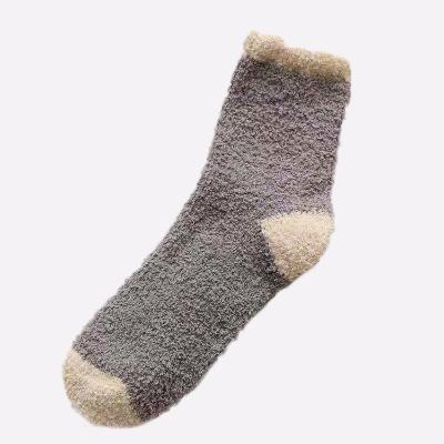 China Sustainable Soft Comfortable Custom Winter Sleep Fluffy Warm Thick Socks For Women for sale