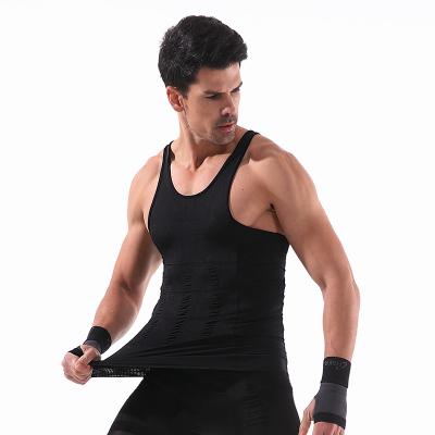 China Viable New Design Breathable Men's Body Shaper Vest Diet Shaper For Wholesale for sale