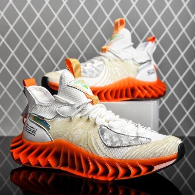 China Cushioning 2021 New High Quality Fashion Blade Men Shoes Sneakers Running Sports Trainers Tenis Men Shoes White Mens Casual Sneakers for sale