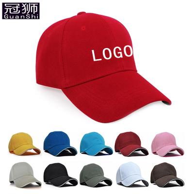 China Custom made Japan advertising hat white baseball cap customi and Korean style hat factory baseball cap embroidery logo version duck tongue custom hat for sale