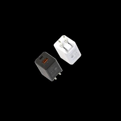 China Wholesale 20W Mini Foldable Smart Dual Port USB C PD Wall Charger Power Adapter With UK Plug For Mobile Phone for sale