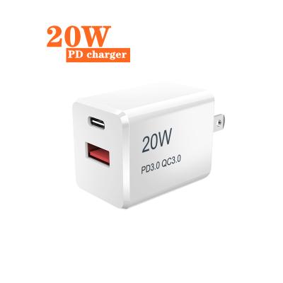 China Original usb type c palladium australia australia EU plug fast charging 20w android left wall charger usb for apple for sale