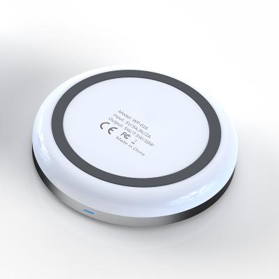 China LED Reveal Light Wholesale Amazon 5W 7.5W 10w Universal Charger New Product Fast Charging 2022 Custom Wireless Charger With Led Light for sale