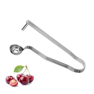 China Amazon Seller Hot Stored Cherry Pitter Tool Pit Remover Olive Pit Remover Stainless Steel Cherry Seed Remover for sale