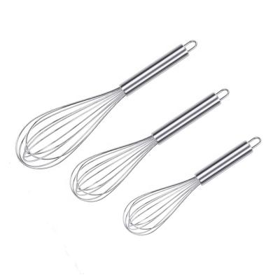 China Classic Shape Design Balloon Stainless Steel Manual Stored Egg Cooking Beater for sale