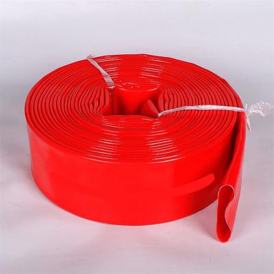 China Flat Agriculture Irrigation Agricultural Water Hose 1 2 3 4 Inch PVC Water Hose For Garden for sale