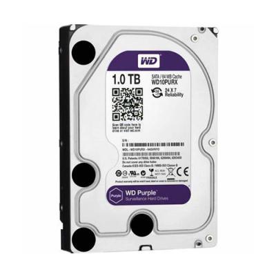 China Free Shipping Purple Hdd Hard Drive Disk HDD WD10PURX 1TB Disco Rigido Sata Video Recording System Internal Hard Drives for sale