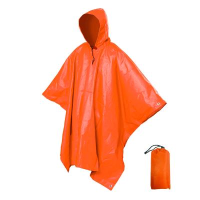 China Bachelor Waterproof Clothing Custom Logo Waterproof Reusable Outdoor Military Rain Poncho for sale