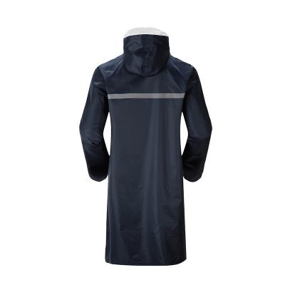 China High Quality Safety Waterproof Reflective Waistband Long Raincoat Bachelor's Raincoat Oxford Raincoat for sale