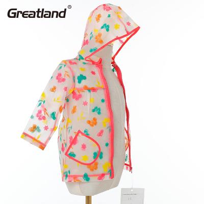 China Poncho Children Newest Design Breathable Raincoat TPU Material Waterproof Child Raincoats Outdoor for sale