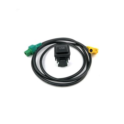 China 5KD035726A Plastic USB Socket Switch With Wiring For RCD 510 RNS315 Pour For MK5 Golf MK5 MK6 for sale