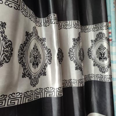 China Hot Selling Blackout Fabric Classic Printing 100% Polyester Woven For Living Room Curtain Blackout Fabric for sale