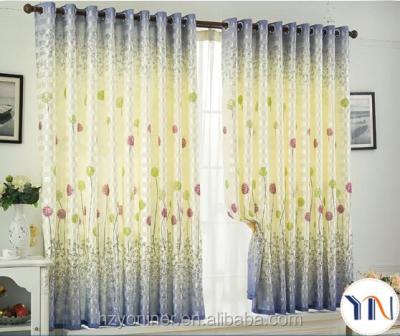 China Blackout Idea Floral Print Blackout Home Fabric For Curtain Ready Curtain China Wholesale Home Curtain Fabrics for sale