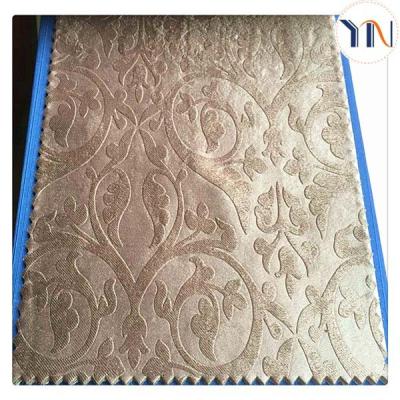 China 2015 Hot Selling Blackout Soft Suede Embossed Blackout Fabric For Curtain Blackout 100% Professional Manufacturer for sale